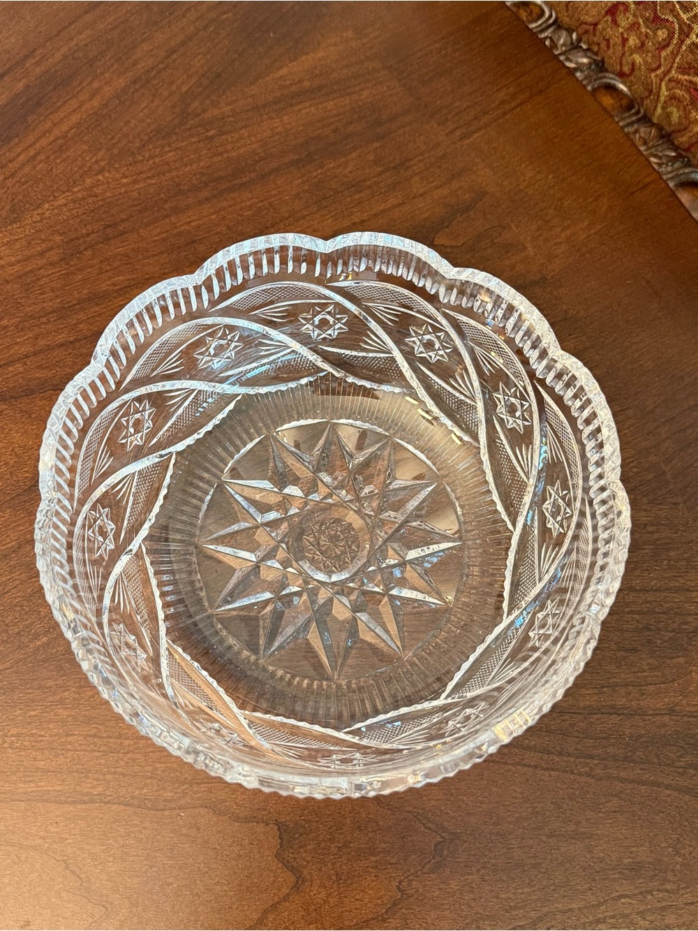 Waterford Heritage Collection Apprentice With Star Design Scalloped Edge *Read* - Picture 5 of 15